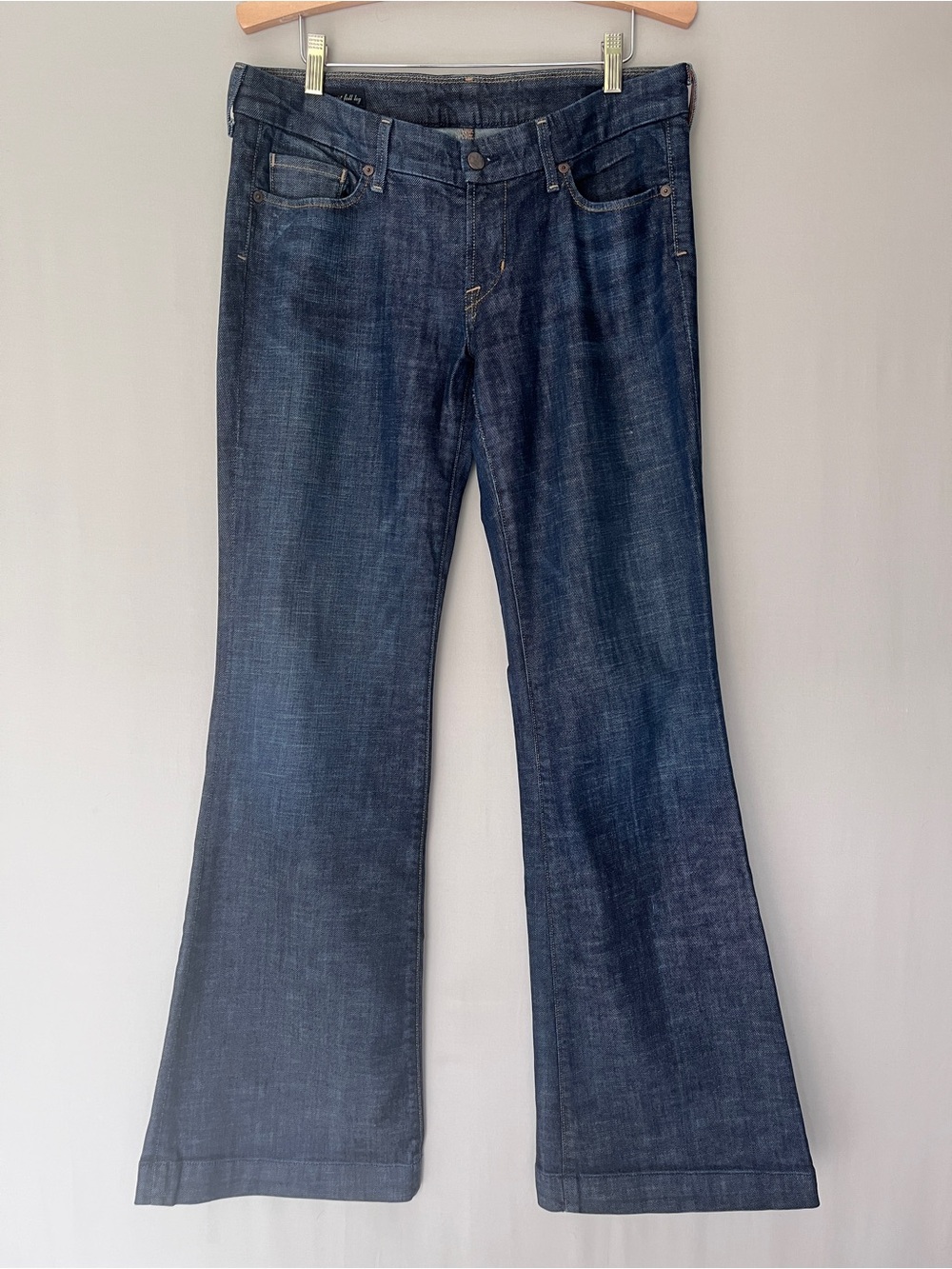 Citizens of Humanity Faye 003 Low Rise Full Leg Bootcut Jeans Y2K Dark Wash 30